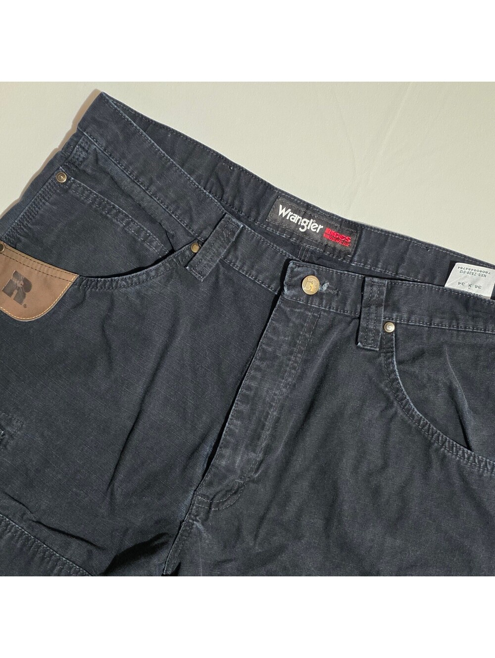 Wrangler RIGGS Workwear Ripstop Ranger Cargo Pants Men’s 36x34 Black 3W060BL